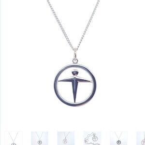 Tiffany & Co. Silver Circle Pendant Necklace